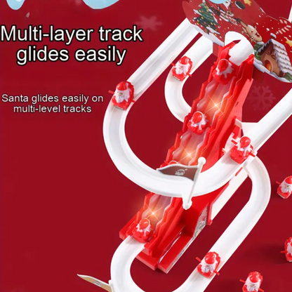 6 pcs Santa Claus Ladder, Christmas Slide and Track Toy.